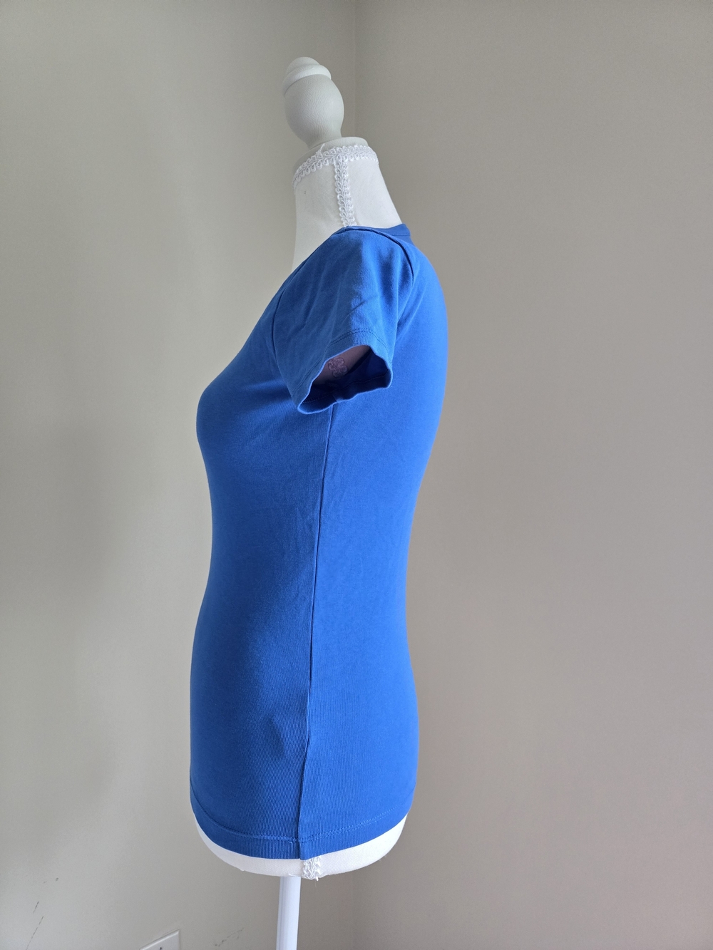 NWOT J Crew Cobalt Blue Fitted Short Sleeve Tee